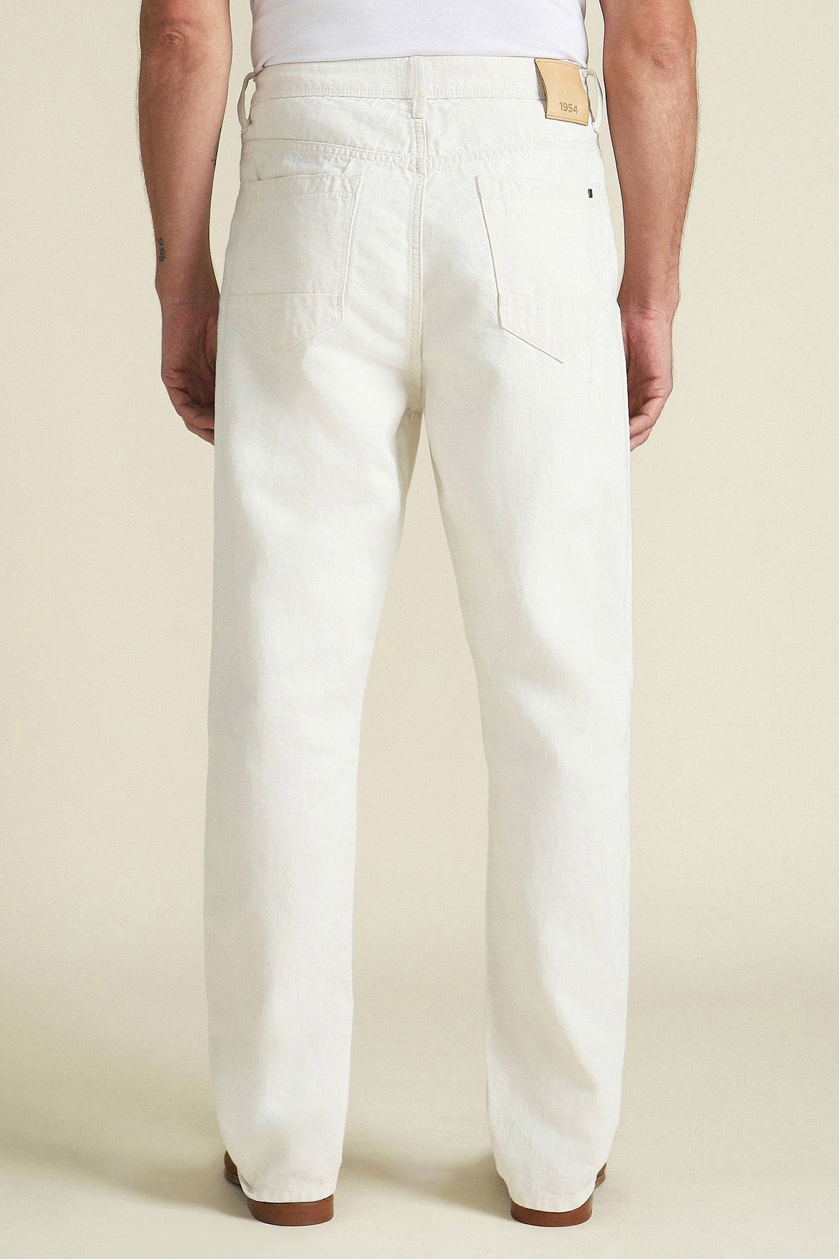 Relaxed-Fit Cotton-Linen Jeans