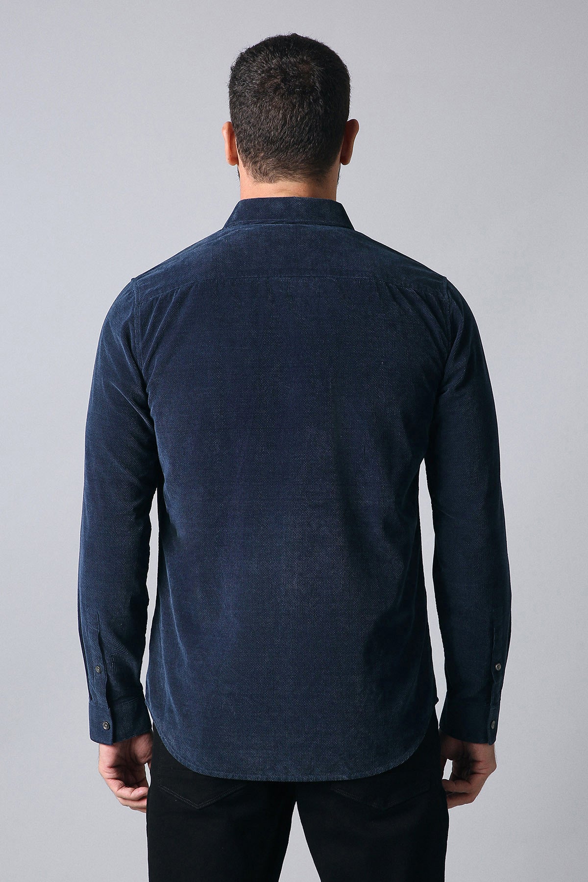 Premium Indigo Dobby Cotton Casual Shirt