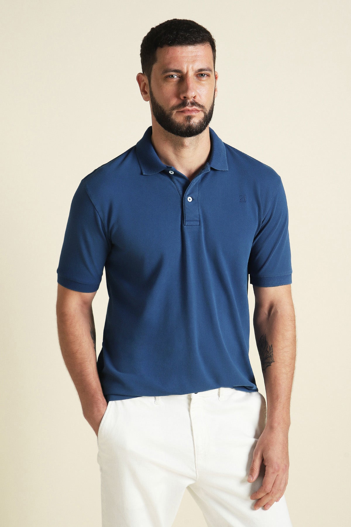 Modern classic washed Polo Tshirt