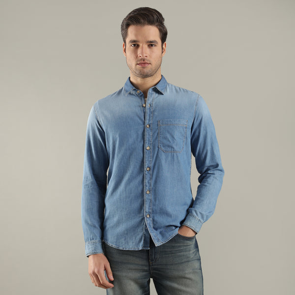 Light Blue Denim Shirt