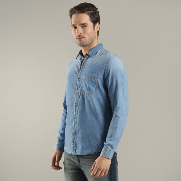 Light Blue Denim Shirt