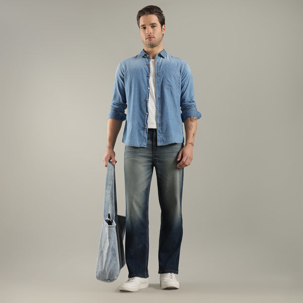 Dark Blue Relaxed Fit Jeans