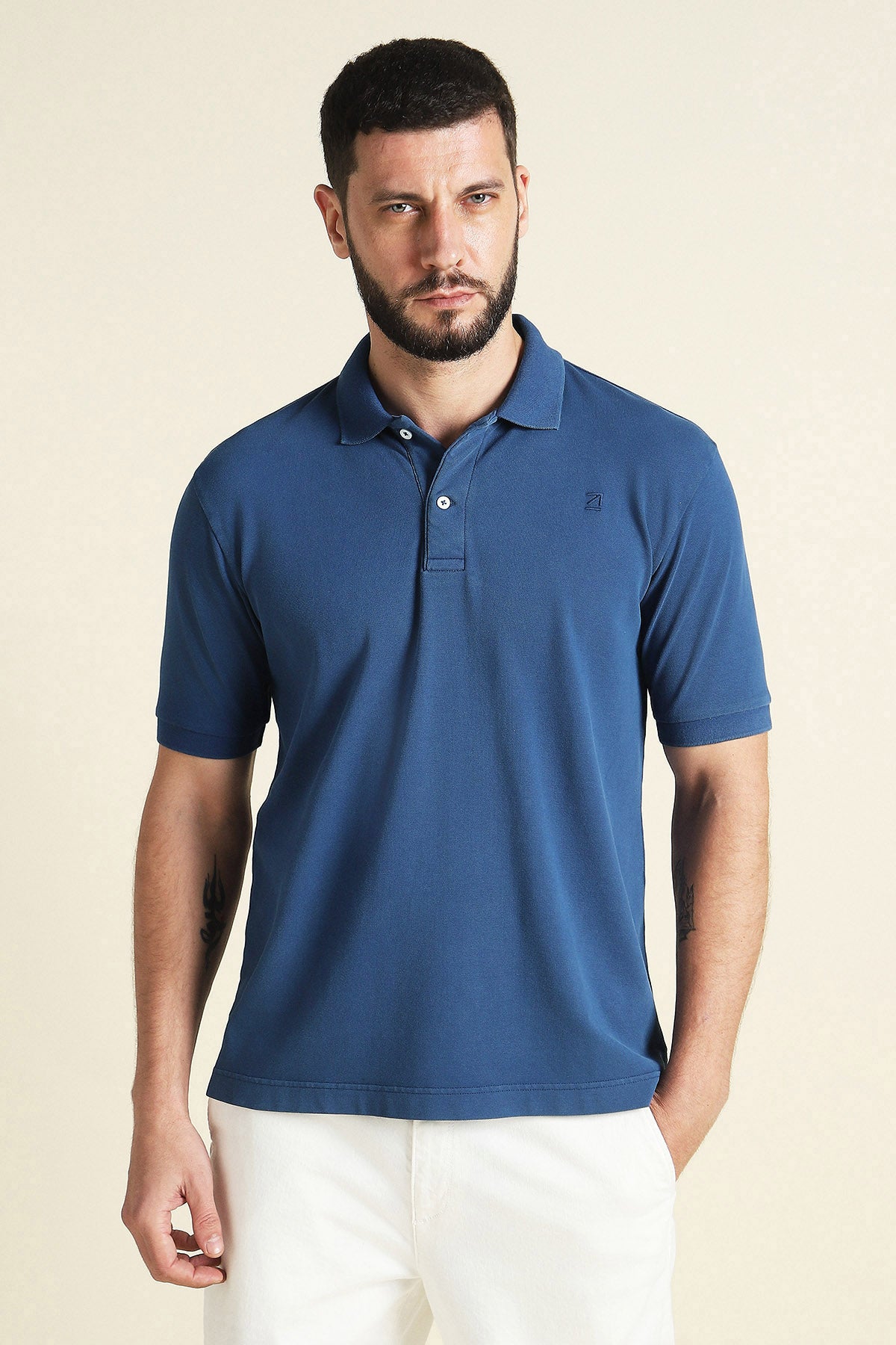 Modern classic washed Polo Tshirt