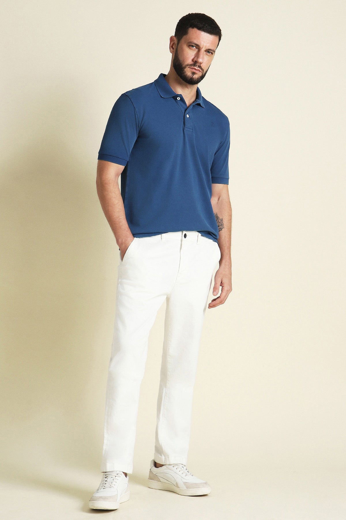 Modern classic washed Polo Tshirt